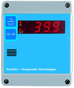 Langzeit-Datenlogger für Temperatur und Luftfeuchtigkeit (Klimalogger)